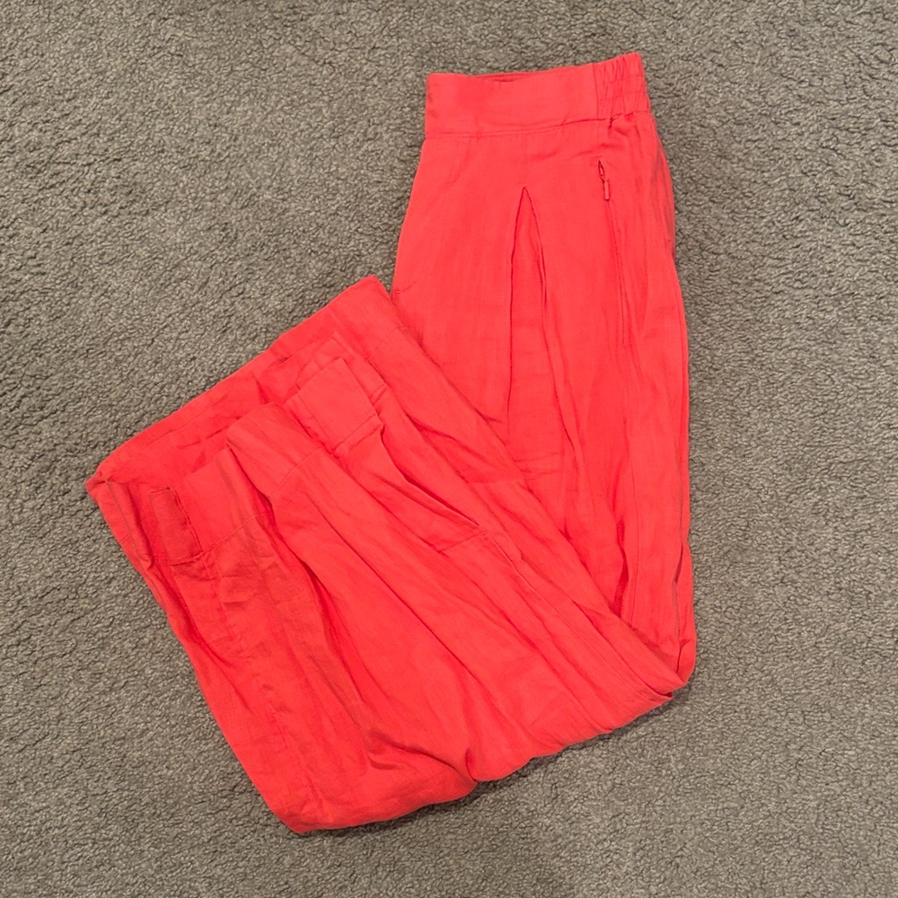 Athleta 100% Linen Pants